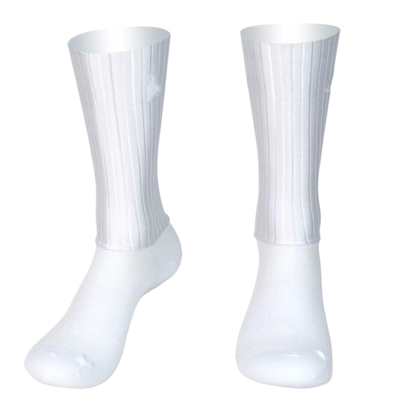 Ykyw Cycling Gear - Calcetines aerodeslizantes de silicona para hombre,