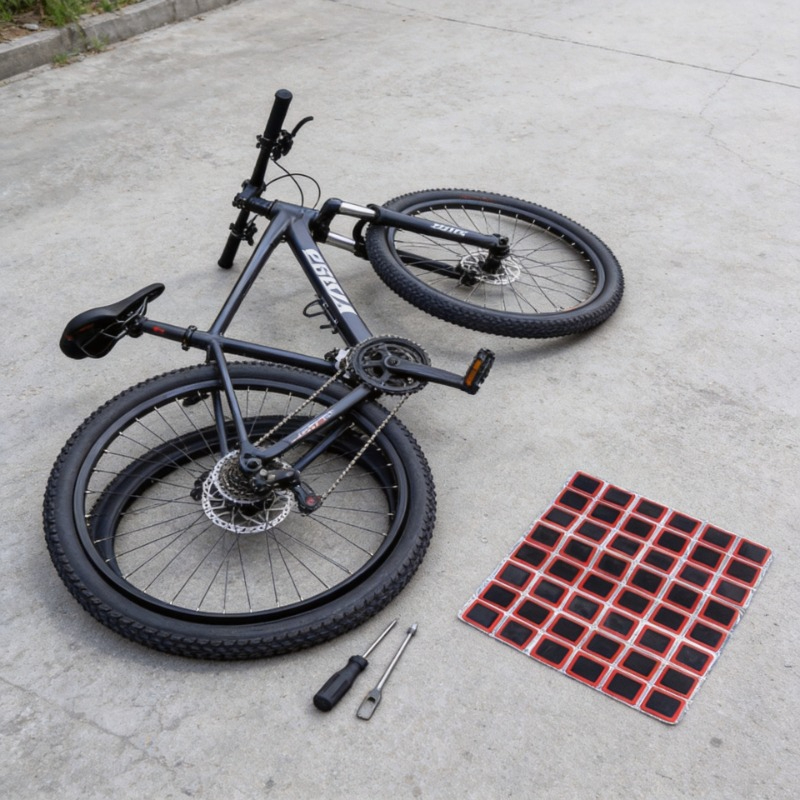 Bicycle Repair Kit - Parches de Goma para Reparación de