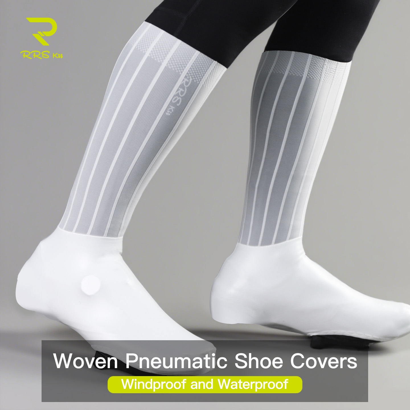 Cycling Shoe Covers - Cubrezapatillas de Ciclismo Aerodinámicos RRSkit, Ligeros,