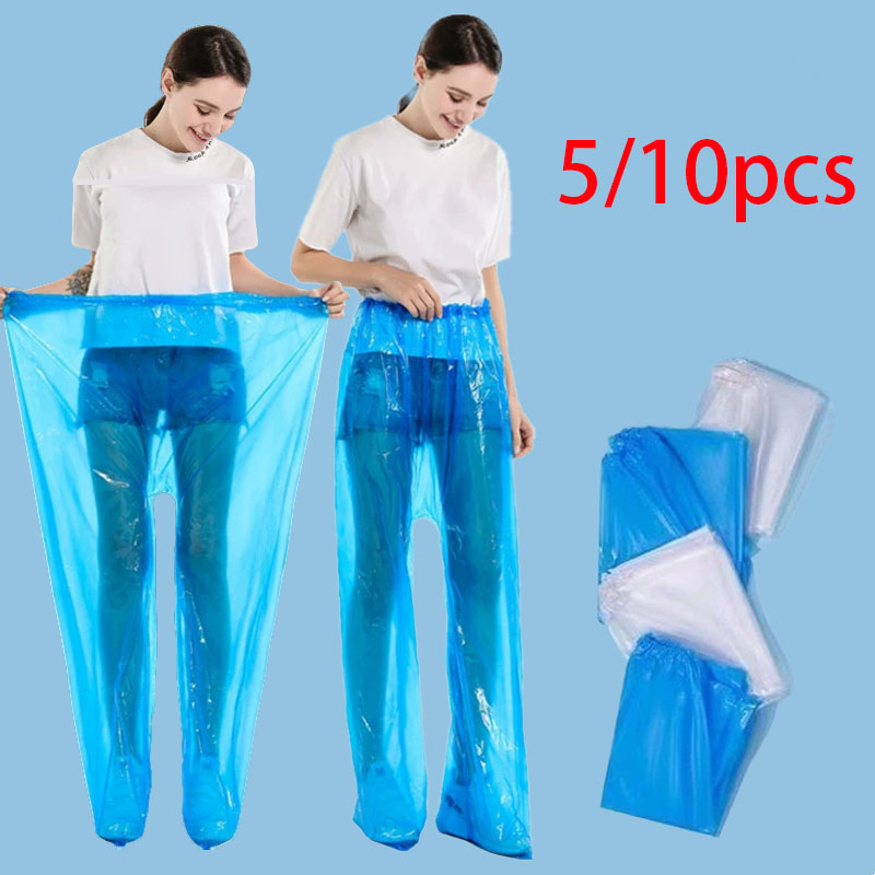 Cycling Gear Rain - 5/10Pcs Disposable Raincoat Pants Portable Splash