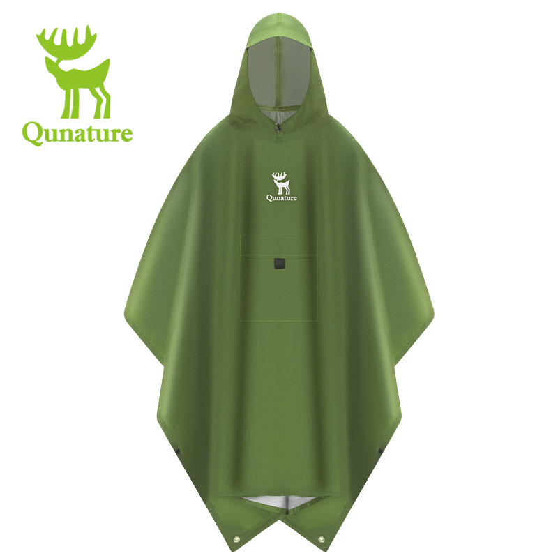 Cycling Gear Rain - Chubasquero impermeable Qunature 3 en 1,