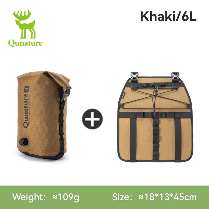 Cycling Gear Organizer Bag - Qunature 6/12L Bikepacking Bolsa colgante ligera