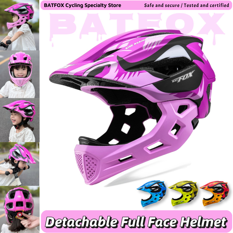 Youth Cycling Gear - Casco de Ciclismo Integral BATFOX para