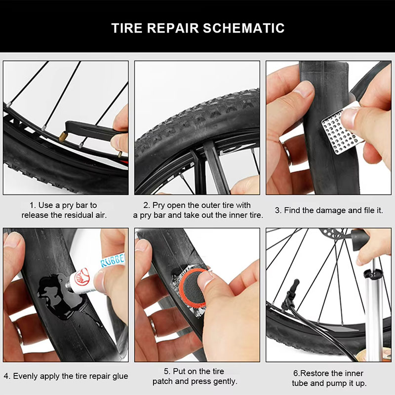 Kit de reparación de neumático - Bicycle Repair Kit reseña y precio