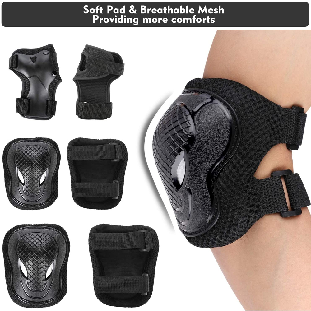 Juego de 6 protectores de rodi - Youth Cycling Gear reseña y precio