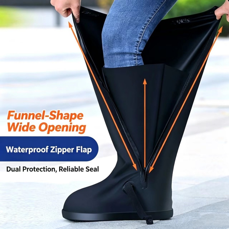 60 CM de alto tubo impermeable - Cycling Shoe Covers reseña y precio