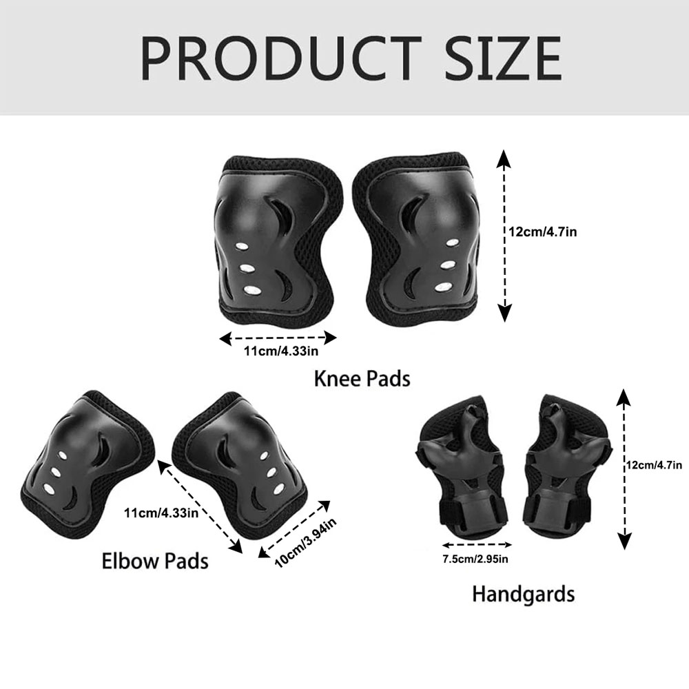 Juego de 6 protectores de rodi - Youth Cycling Gear reseña y precio