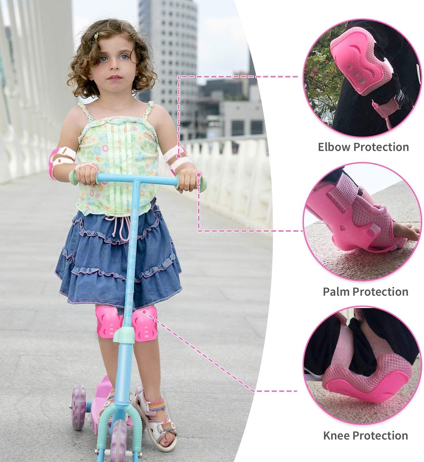 Juego de 6 protectores de rodi - Youth Cycling Gear reseña y precio