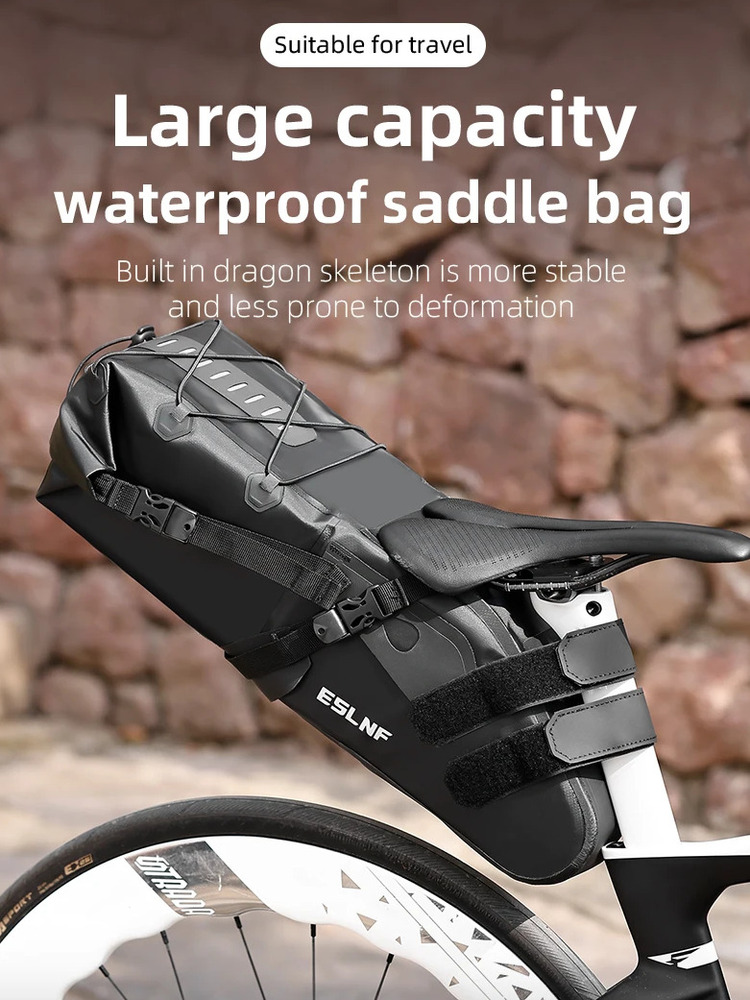 Bolsa de sillín reflectante e  - Cycling Gear Organizer Bag reseña y precio