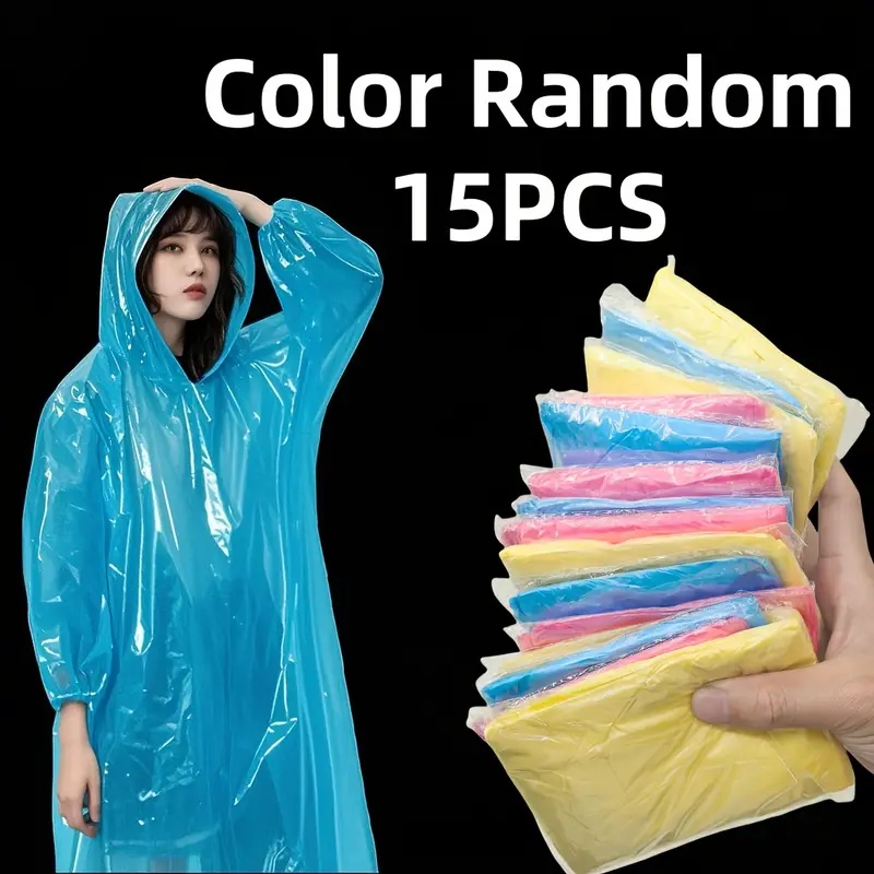 Poncho de lluvia transparente  - Cycling Gear Rain reseña y precio