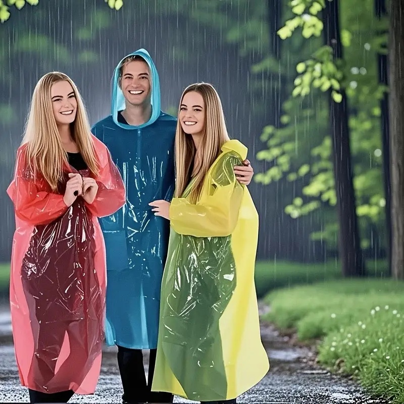 Poncho de lluvia transparente  - Cycling Gear Rain reseña y precio