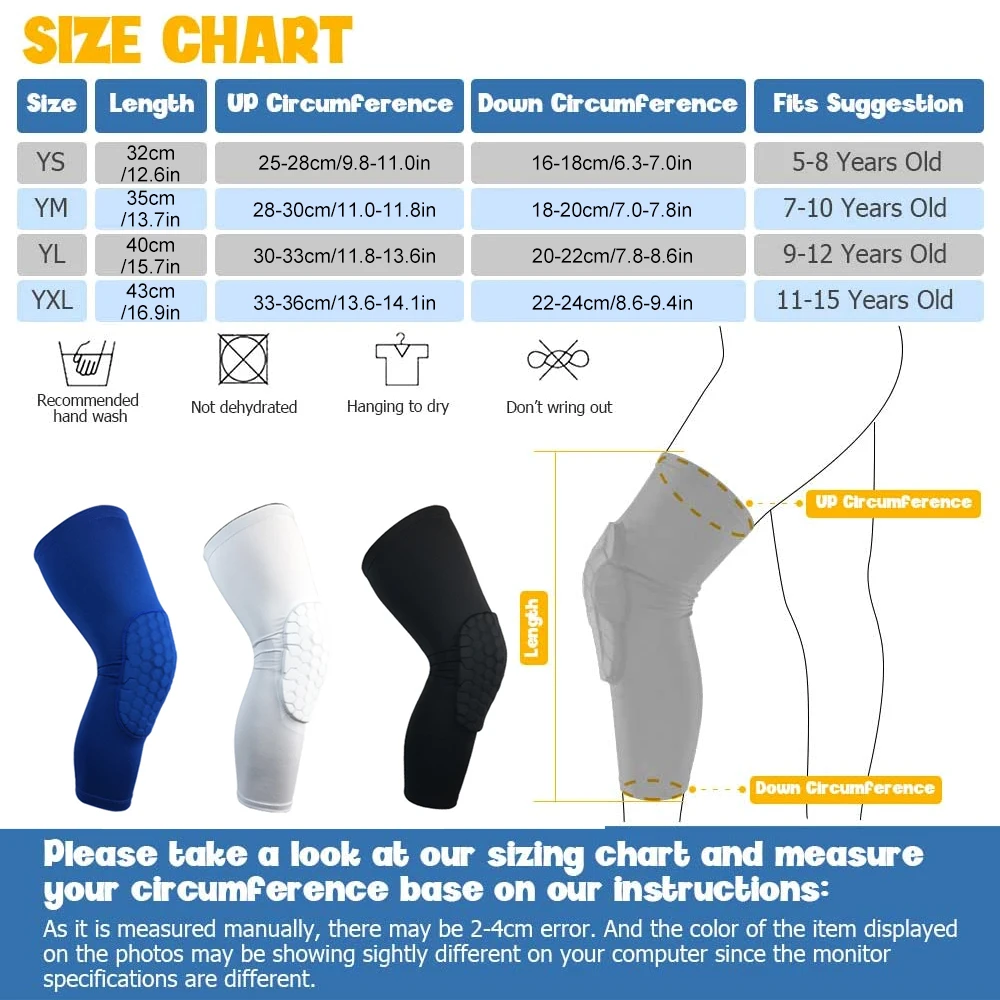 Rodilleras de compresión de pa - Youth Cycling Gear reseña y precio