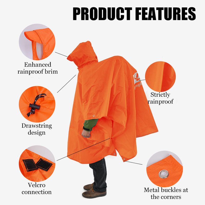 Poncho Impermeable 3 en 1, Lig - Cycling Gear Rain reseña y precio