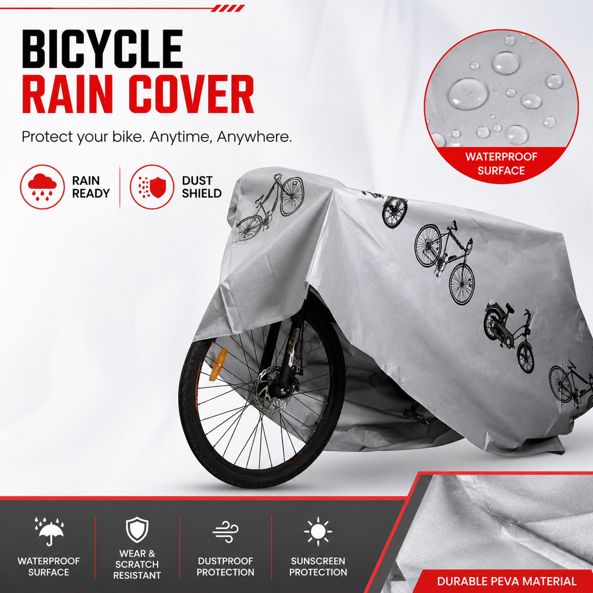 PINMOAP - Funda impermeable un - Cycling Gear Rain reseña y precio