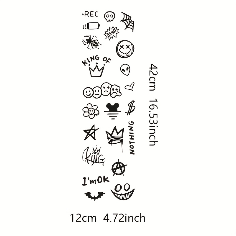 1 set de pegatinas de grafiti  - Cycling Gear Organizer Bag reseña y precio
