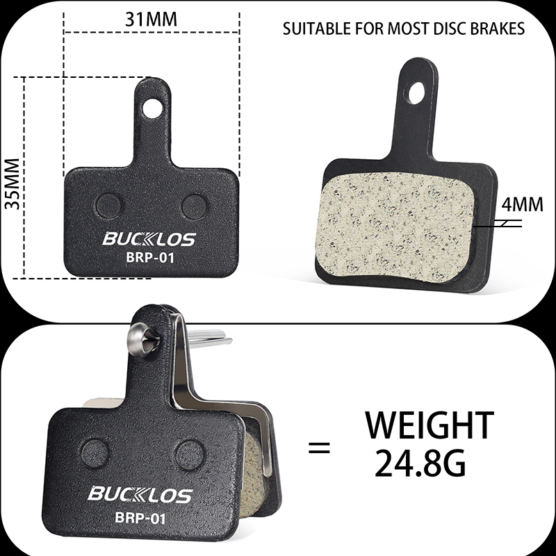 Pastillas de freno BUCKLOS par - Ykyw Cycling Gear reseña y precio