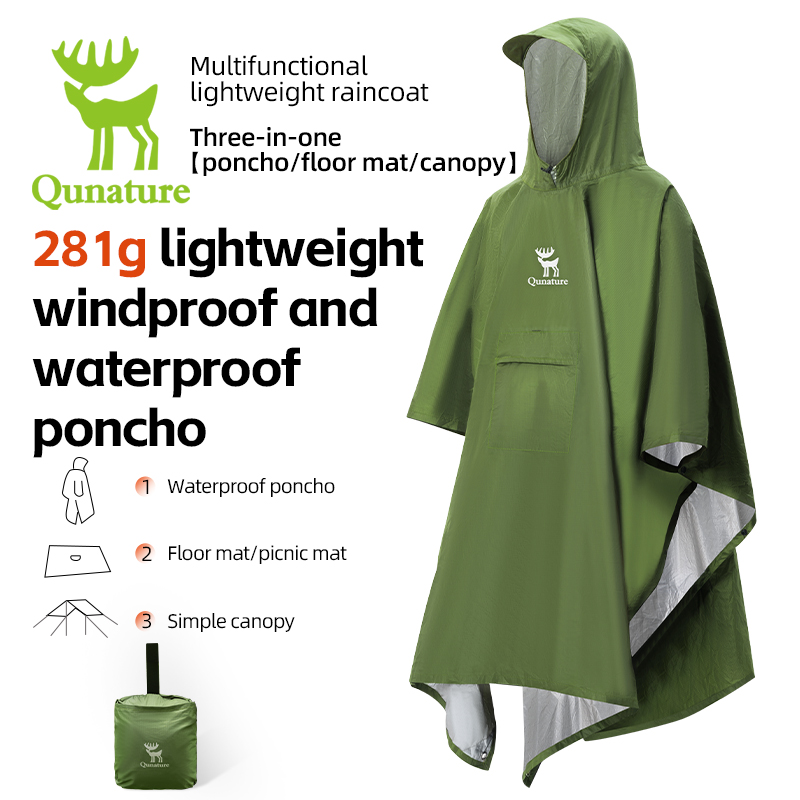 Chubasquero impermeable Qunatu - Cycling Gear Rain reseña y precio