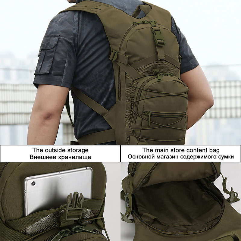 Mochila táctica Molle de 15L,  - Cycling Gear Organizer Bag reseña y precio