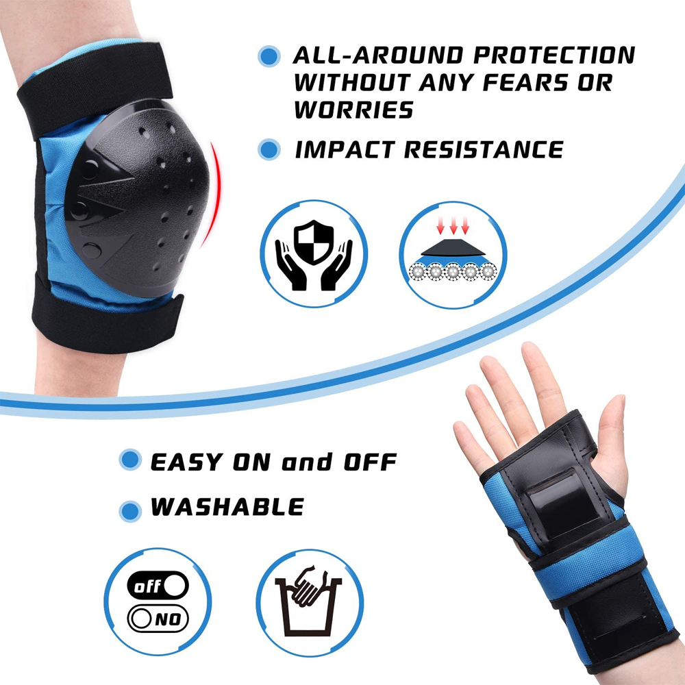 Juego de rodilleras protectora - Youth Cycling Gear reseña y precio